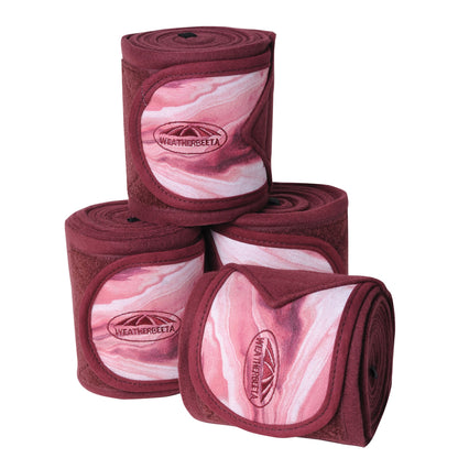 WEATHERBEETA MARBLE FLEECE BANDAGE 4PACK