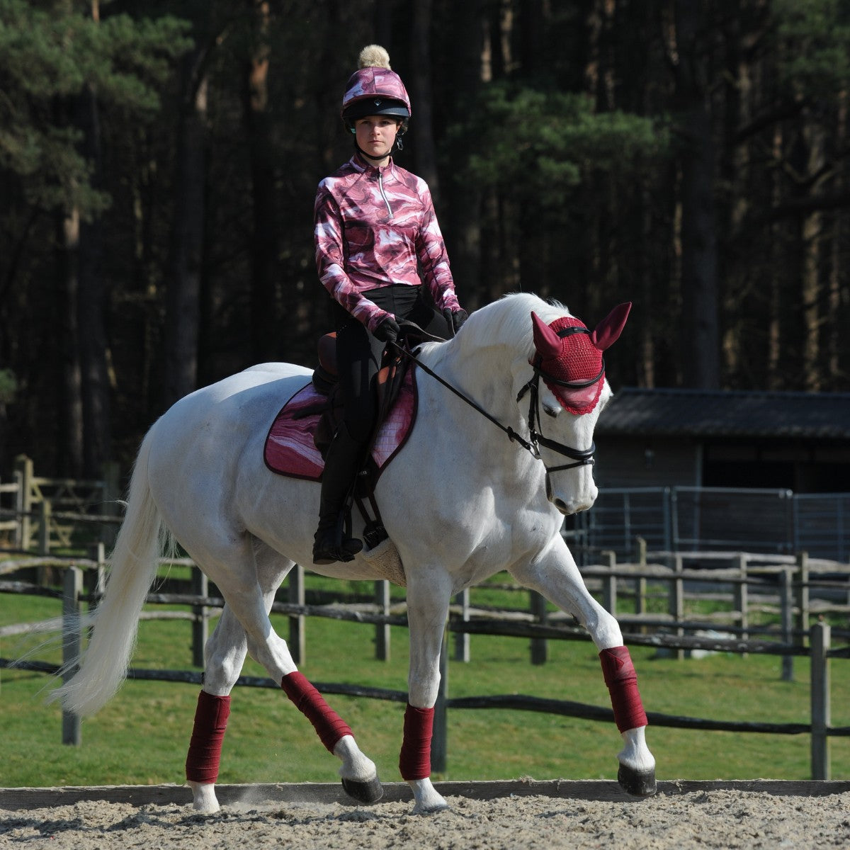 WEATHERBEETA RUBY PRINTED LONG SLEEVE TOP