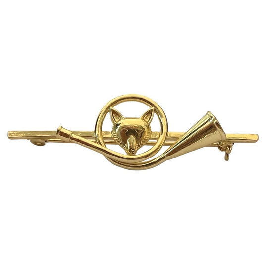 FRENCH HORN FOX STOCK PIN