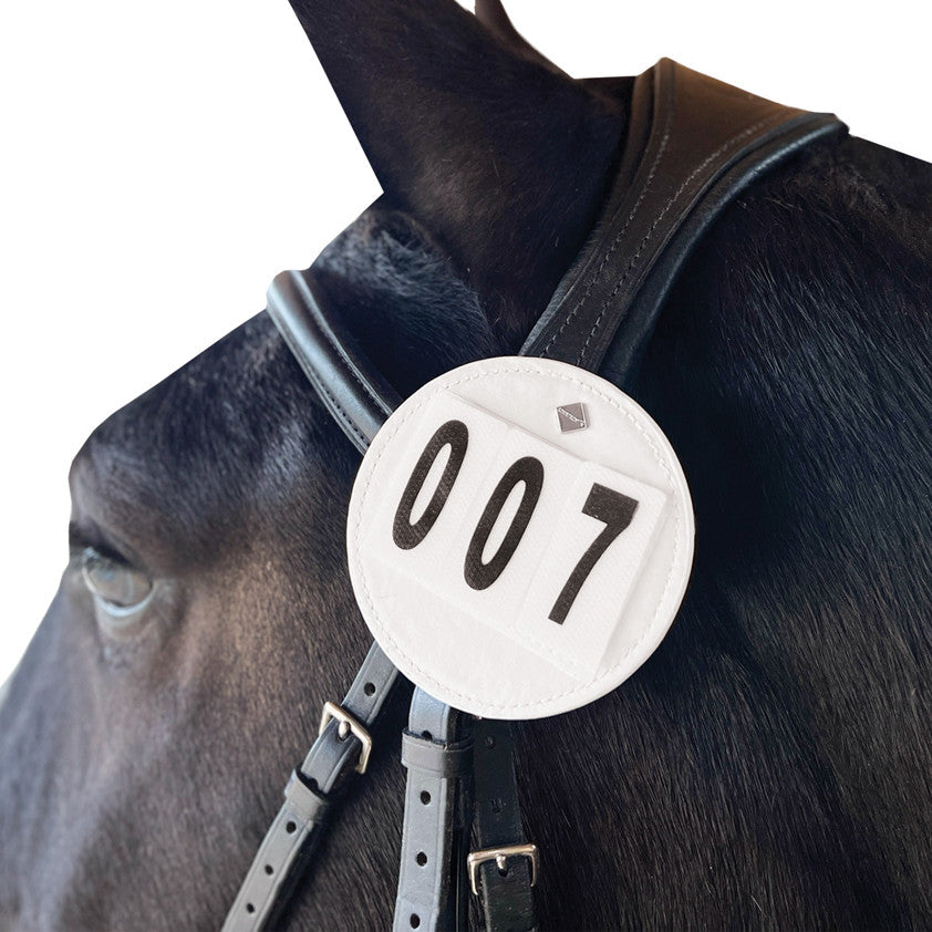 Equetech Luxe Dressage Bridle Number - Pair