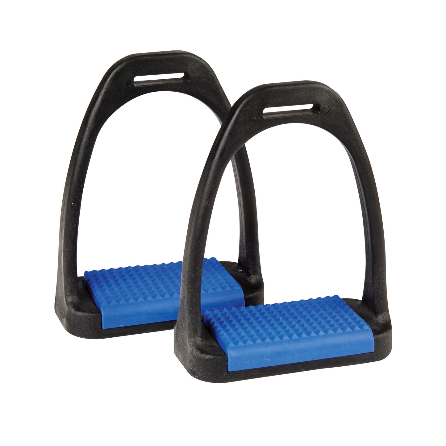 KORSTEEL POLYMER STIRRUP IRONS WITH COLOURED TREADS