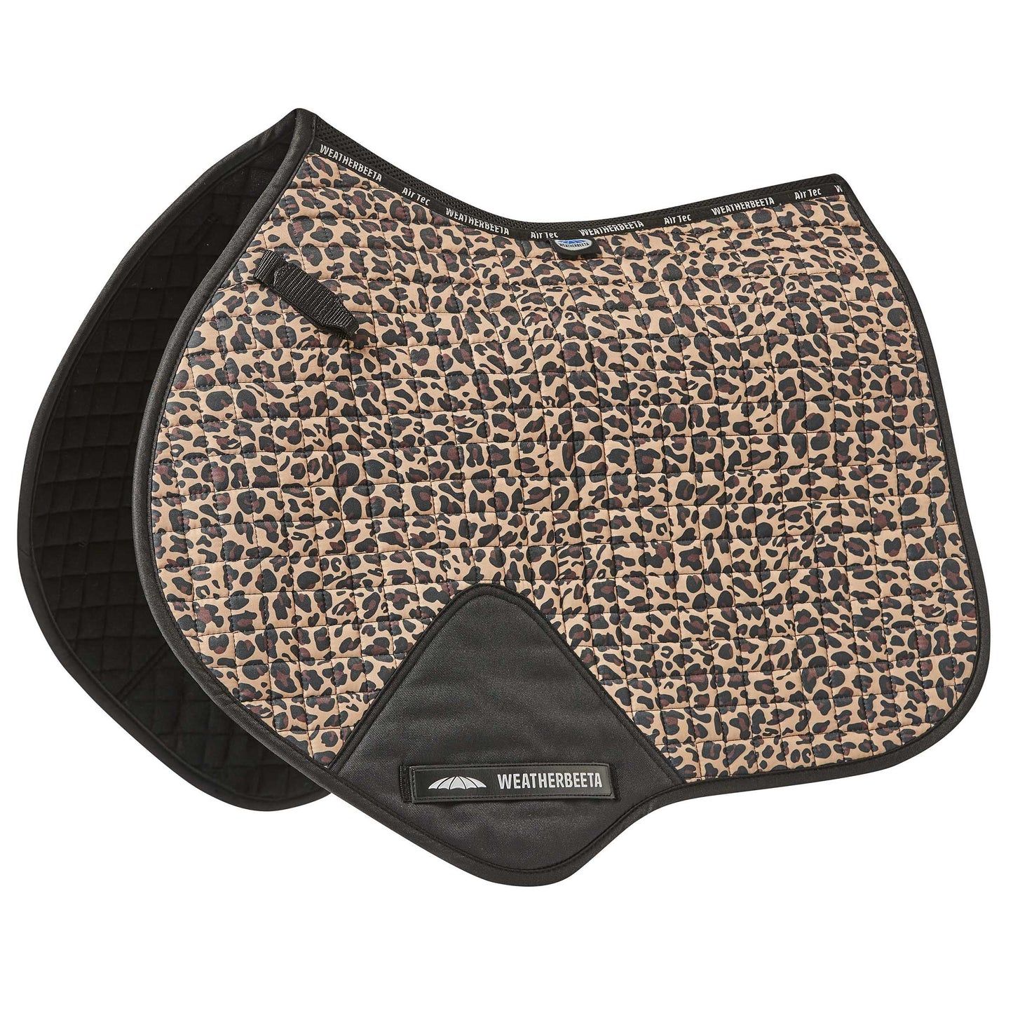 WEATHERBEETA PRIME LEOPARD JUMP SHAPED SADDLE PAD