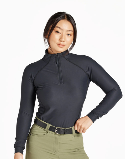 Equipad Recycled Long-Sleeve Base Layer - Black