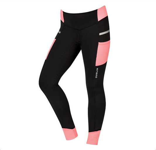 DUBLIN POWER PERFORMANCE MID RISE COLOUR BLOCK TIGHTS