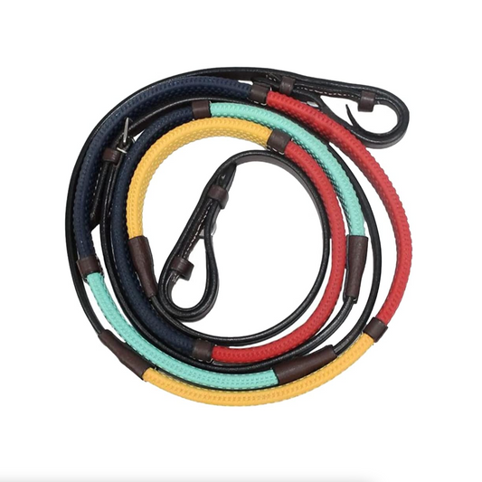 KINCADE RAINBOW REINS WITH HOOK STUDS