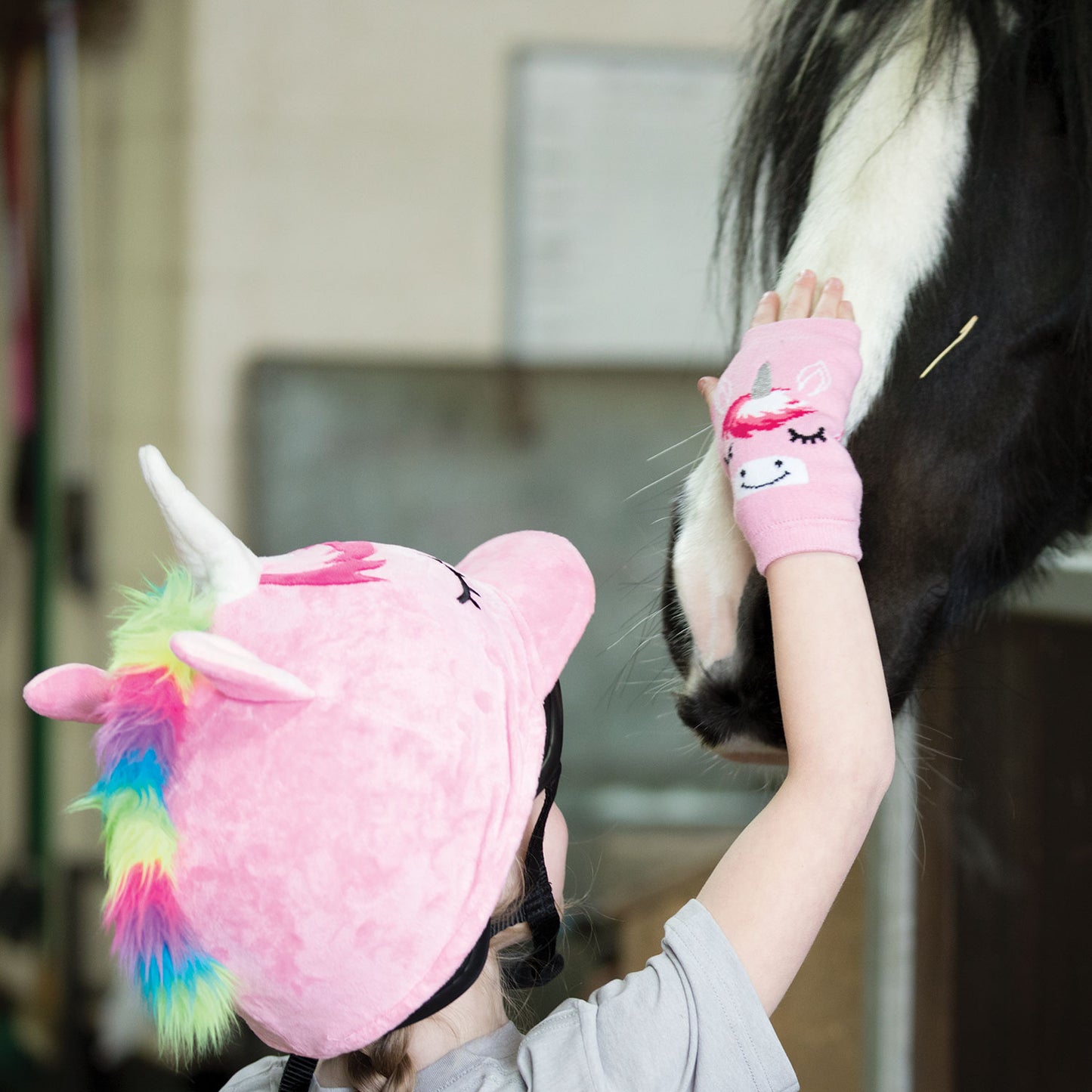 EQUETECH CHILDS SLEEPY UNICORN HAT SILK