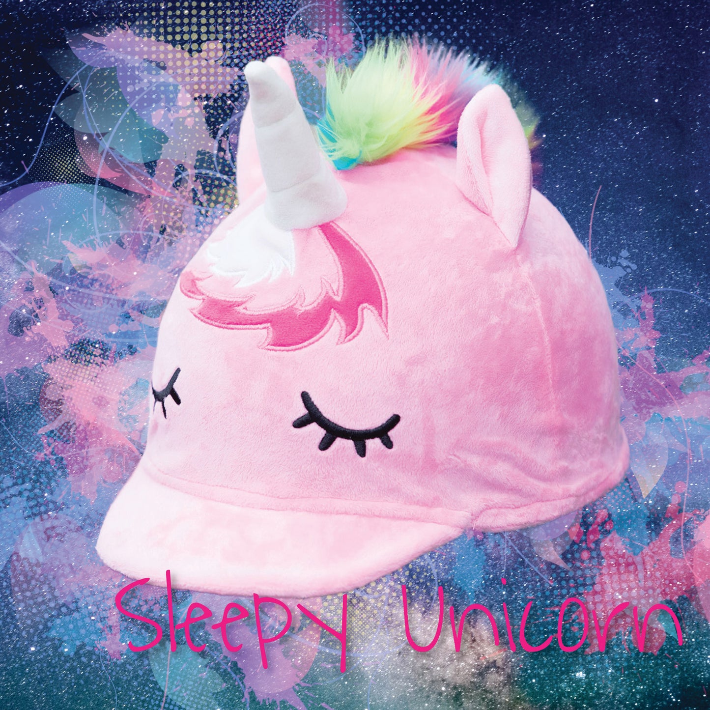 EQUETECH CHILDS SLEEPY UNICORN HAT SILK