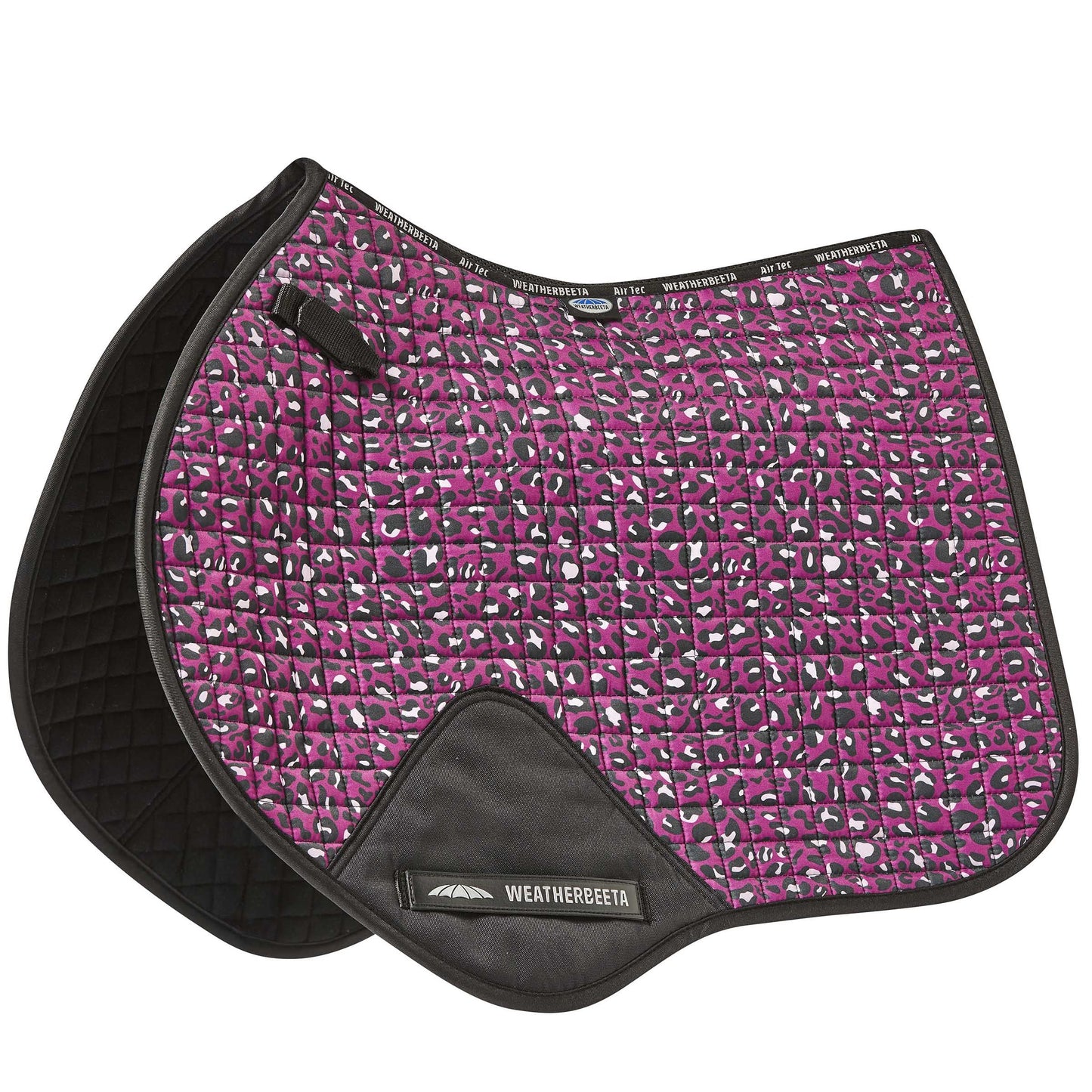 WEATHERBEETA PRIME LEOPARD JUMP SHAPED SADDLE PAD