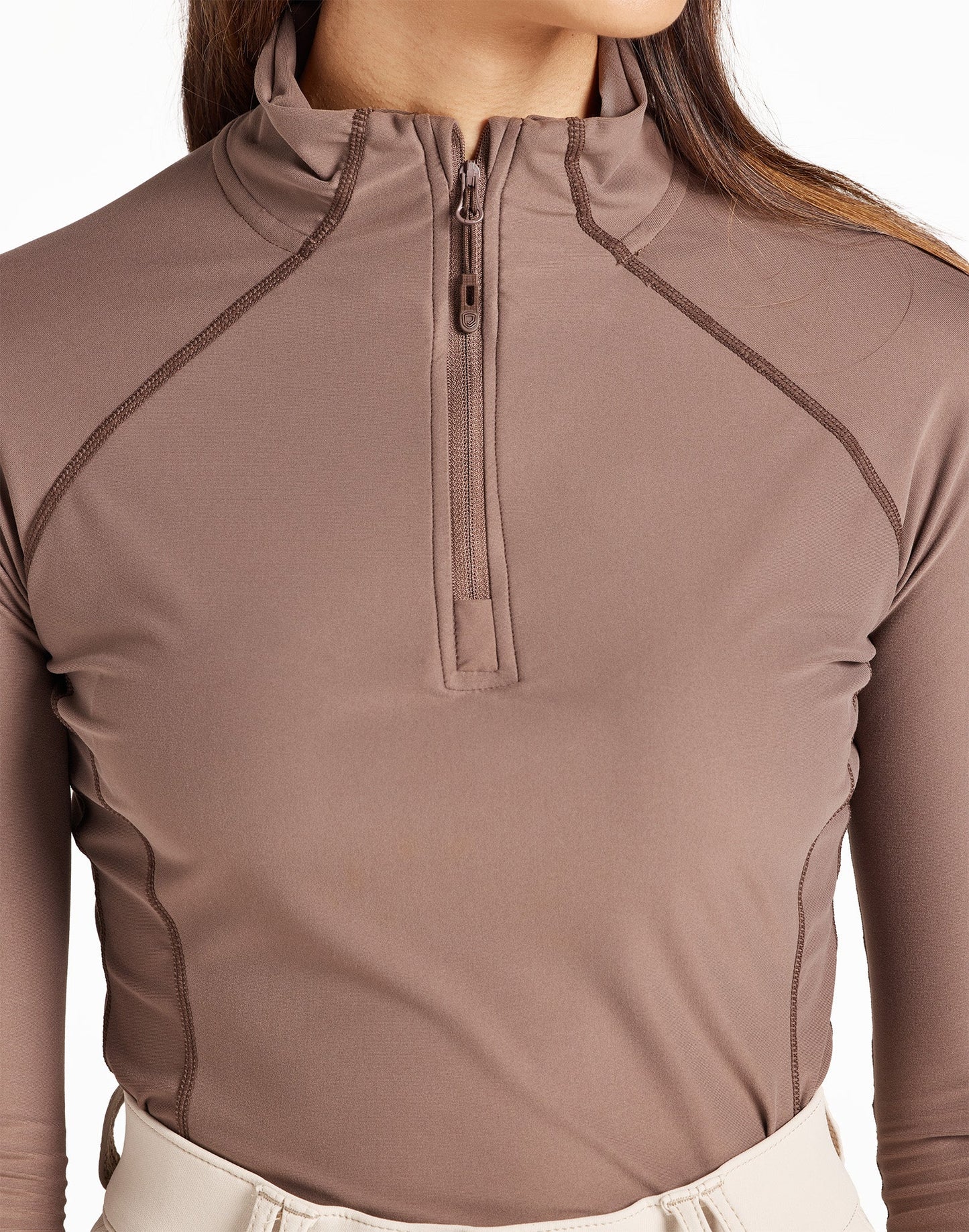 Equipad Recycled Long-Sleeve Base Layer - Brown